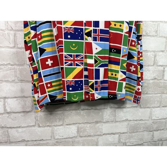 Forever 21 Button Down Shirt Flags - Picture 3 of 13